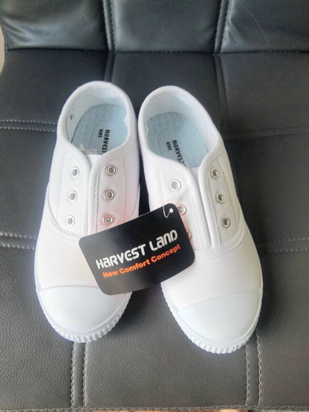 HARVEST LAND  Shoes Soft Girls Boys Canvas Sneakers LightWeight Size 12